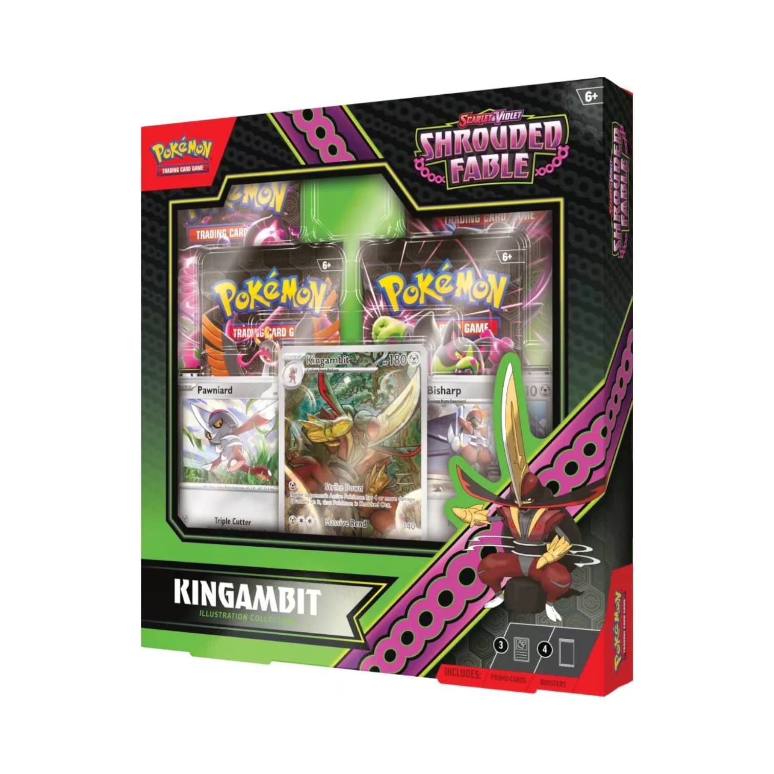 Shrouded Fable - Illustration Collection Kingambit - Scarlet & Violet - Pokémon TCG - Fans Geek Store