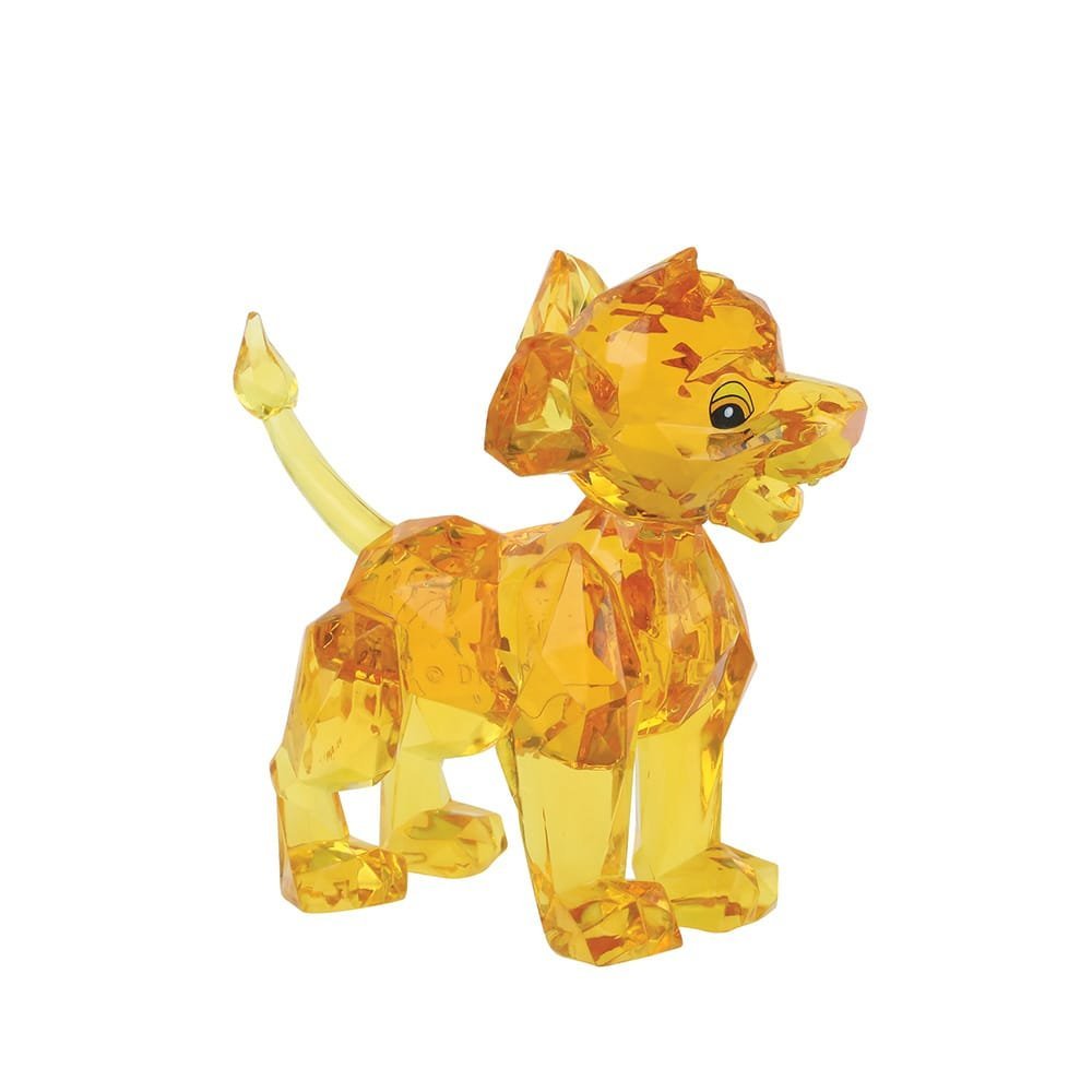 Simba By Licensed Facets, Gevlekte Gouden Acryl Sculptuur, Lion King - Fans Geek Storeproduct_typeEnesco