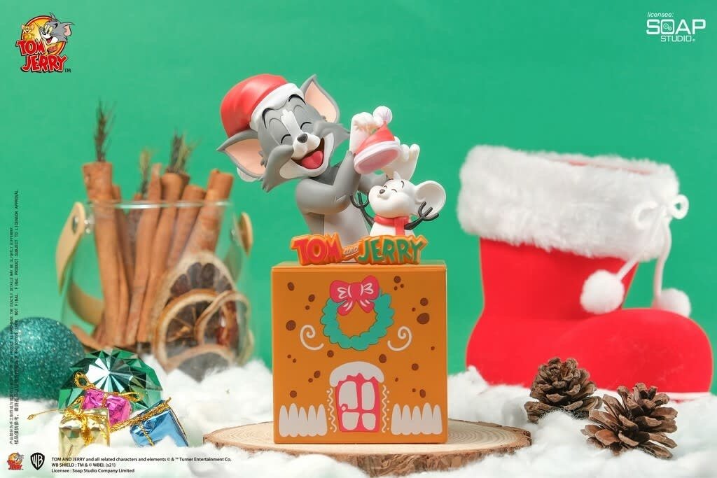 Tom and Jerry: Mysterious Box Series - Christmas Surprise PVC Statue - Fans Geek Store
