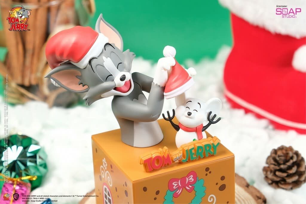 Tom and Jerry: Mysterious Box Series - Christmas Surprise PVC Statue - Fans Geek Store