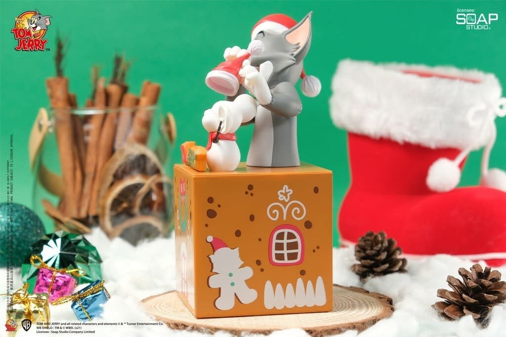 Tom and Jerry: Mysterious Box Series - Christmas Surprise PVC Statue - Fans Geek Store
