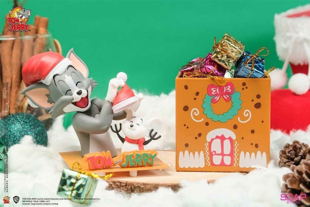 Tom and Jerry: Mysterious Box Series - Christmas Surprise PVC Statue - Fans Geek Store