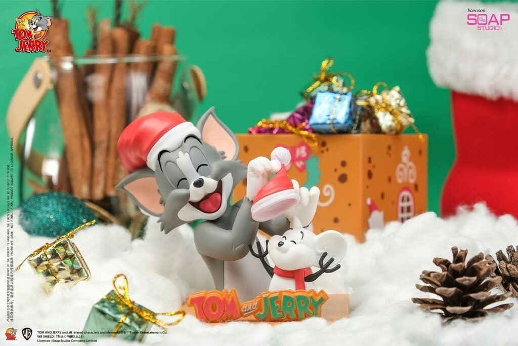 Tom and Jerry: Mysterious Box Series - Christmas Surprise PVC Statue - Fans Geek Store