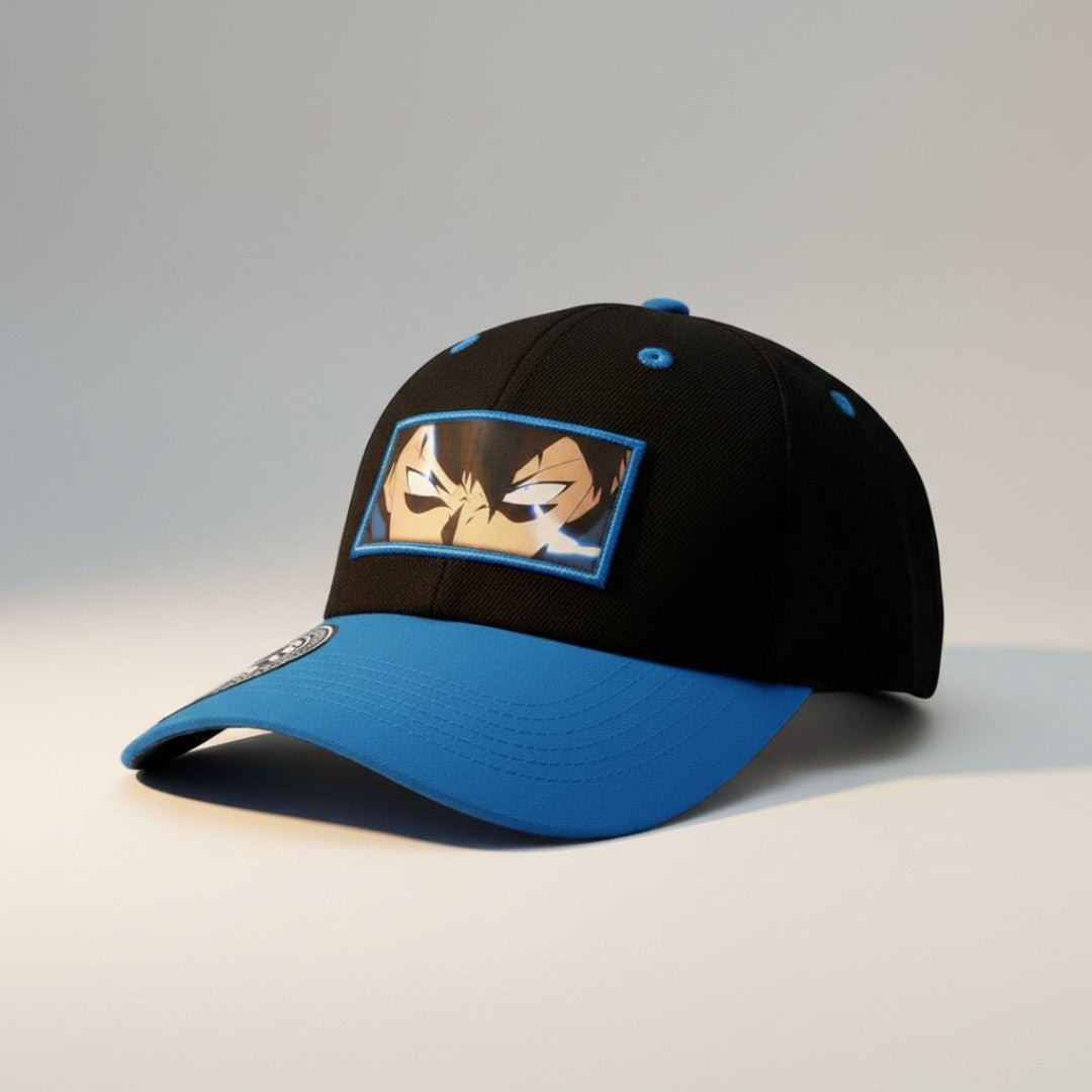 Solo Leveling – Sung Jinwoo Pet Blauw Zwart Geborduurd | One Size - Fans Geek Storeproduct_typeABYstyle