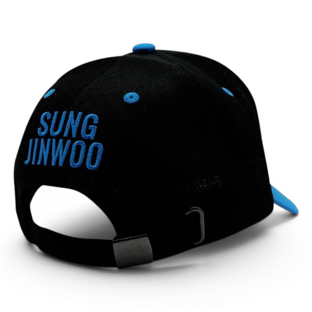 Solo Leveling – Sung Jinwoo Pet Blauw Zwart Geborduurd | One Size - Fans Geek Storeproduct_typeABYstyle