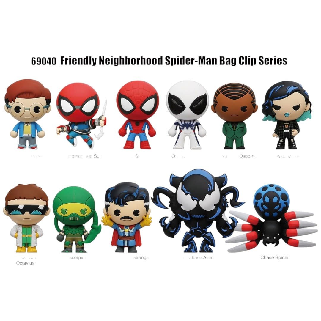 Spider - man 3D Foam Bag Clips (Friendly neighborhood) Series 1 - Fans Geek Store