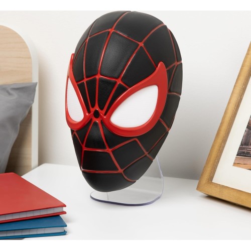 Spider-Man Lamp Miles Morales Masker Paladone Kunststof 22cm