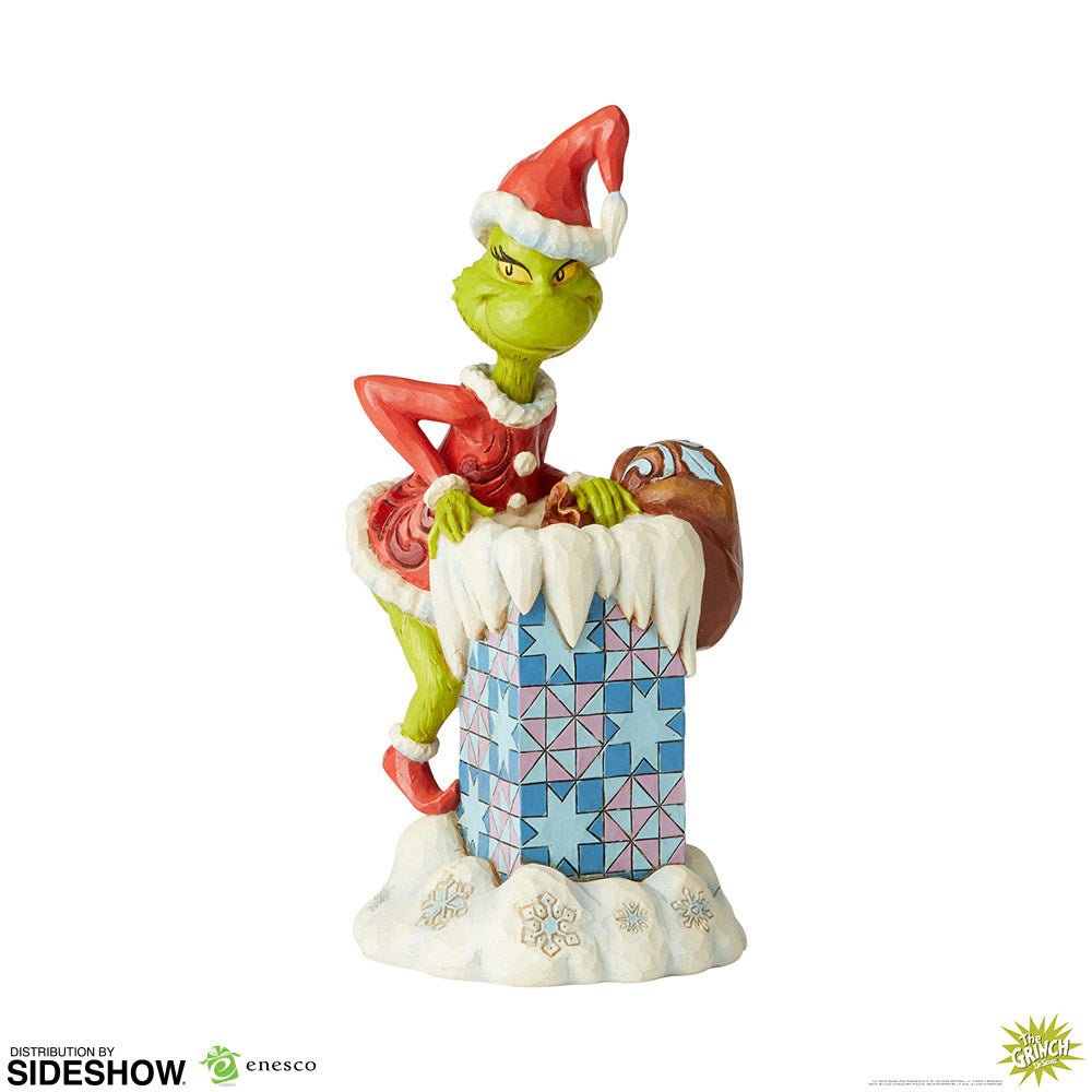 The Grinch: Grinch Climbing in the Chimney - Fans Geek Store