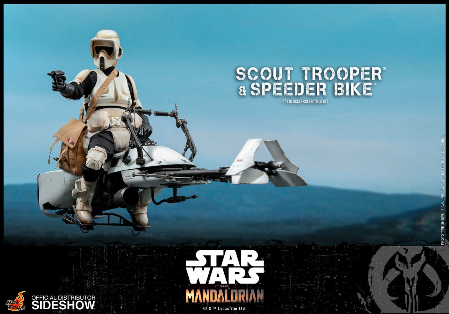 Star Wars: The Mandalorian - Scout Trooper and Speeder Bike - Fans Geek Store