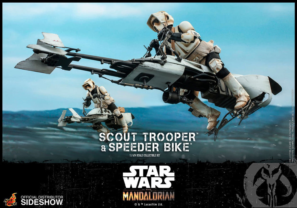 Star Wars: The Mandalorian - Scout Trooper and Speeder Bike - Fans Geek Store