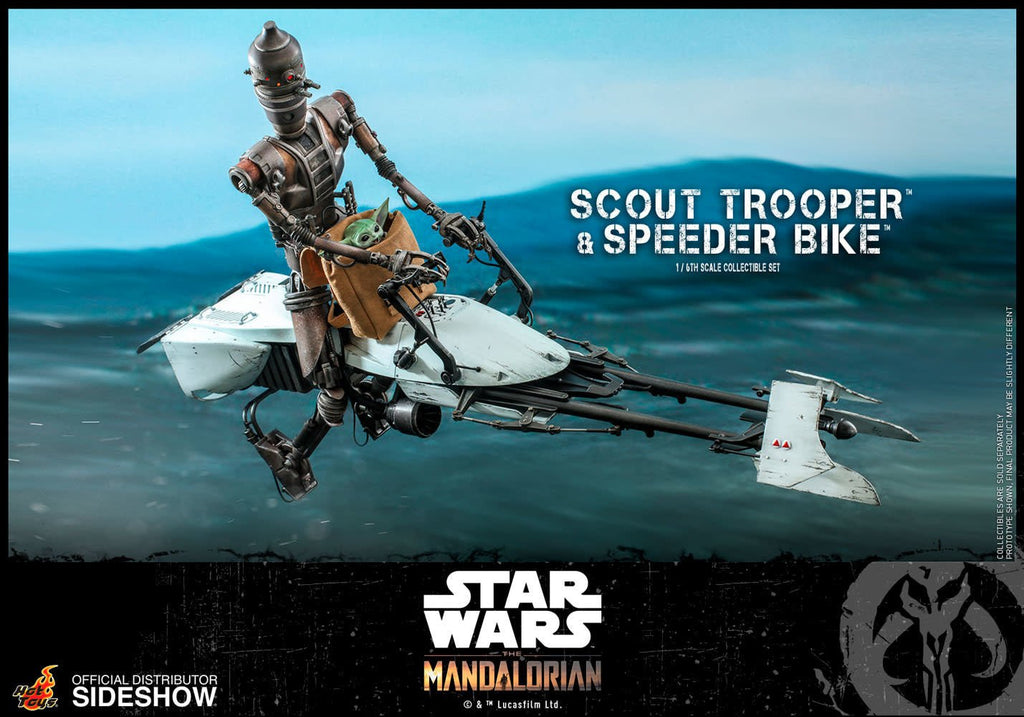 Star Wars: The Mandalorian - Scout Trooper and Speeder Bike - Fans Geek Store