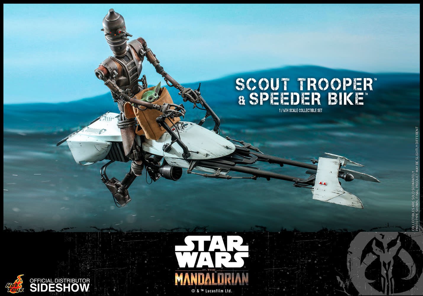 Star Wars: The Mandalorian - Scout Trooper and Speeder Bike - Fans Geek Store
