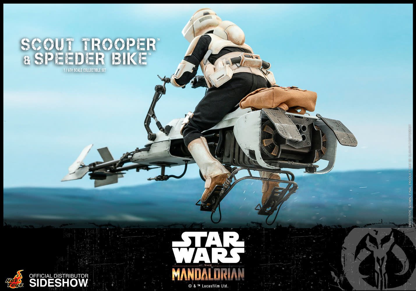 Star Wars: The Mandalorian - Scout Trooper and Speeder Bike - Fans Geek Store