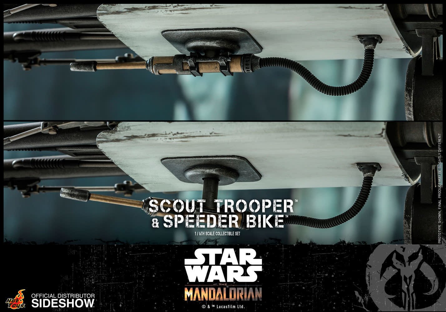 Star Wars: The Mandalorian - Scout Trooper and Speeder Bike - Fans Geek Store