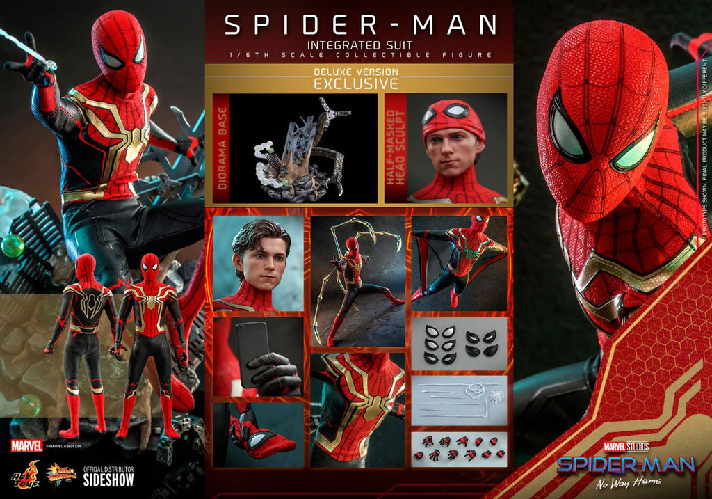 Marvel: Spider - Man No Way Home - Deluxe Spider - Man Integrated Suit 1:6 Scale Figure - Fans Geek Store