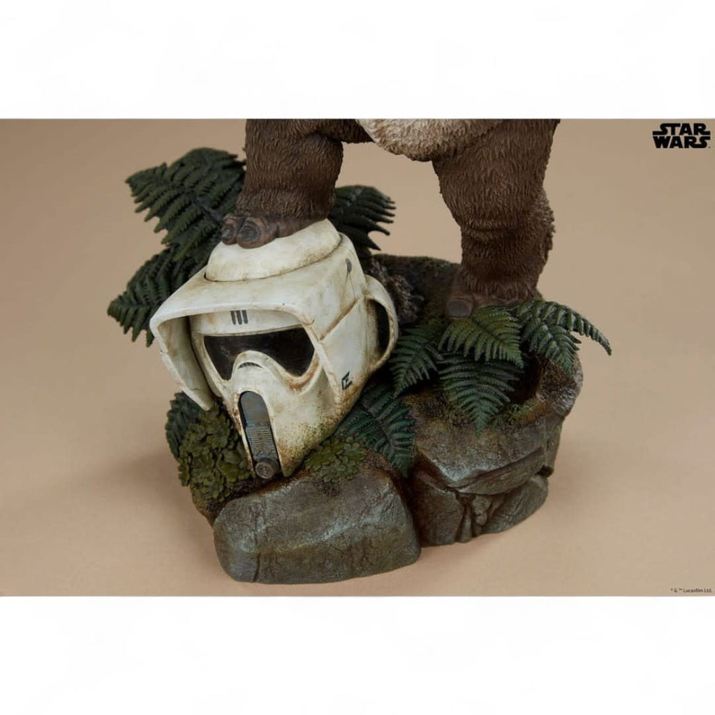 Star Wars: Episode VI - Return of the Jedi Premium Format Statue Wicket - Fans Geek Store
