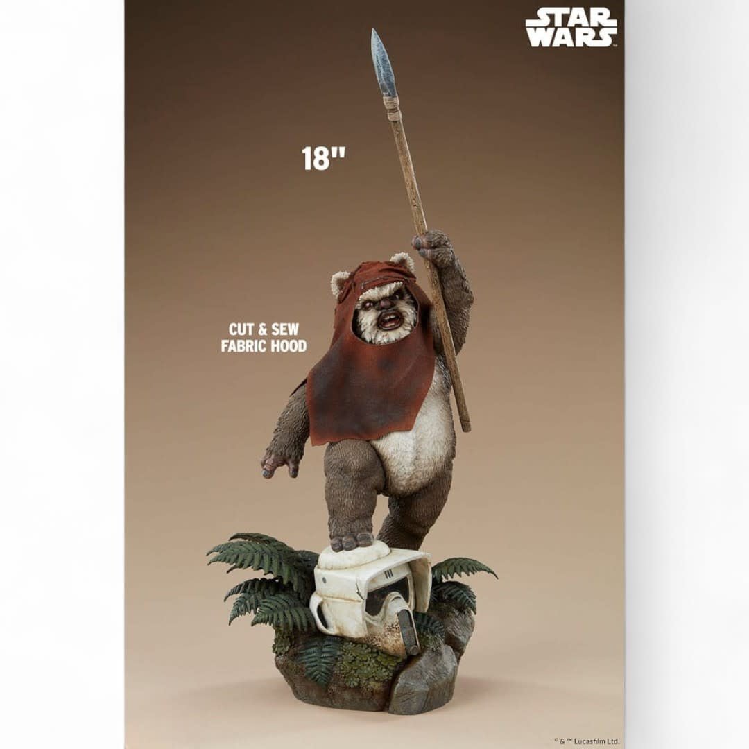 Star Wars: Episode VI - Return of the Jedi Premium Format Statue Wicket - Fans Geek Store