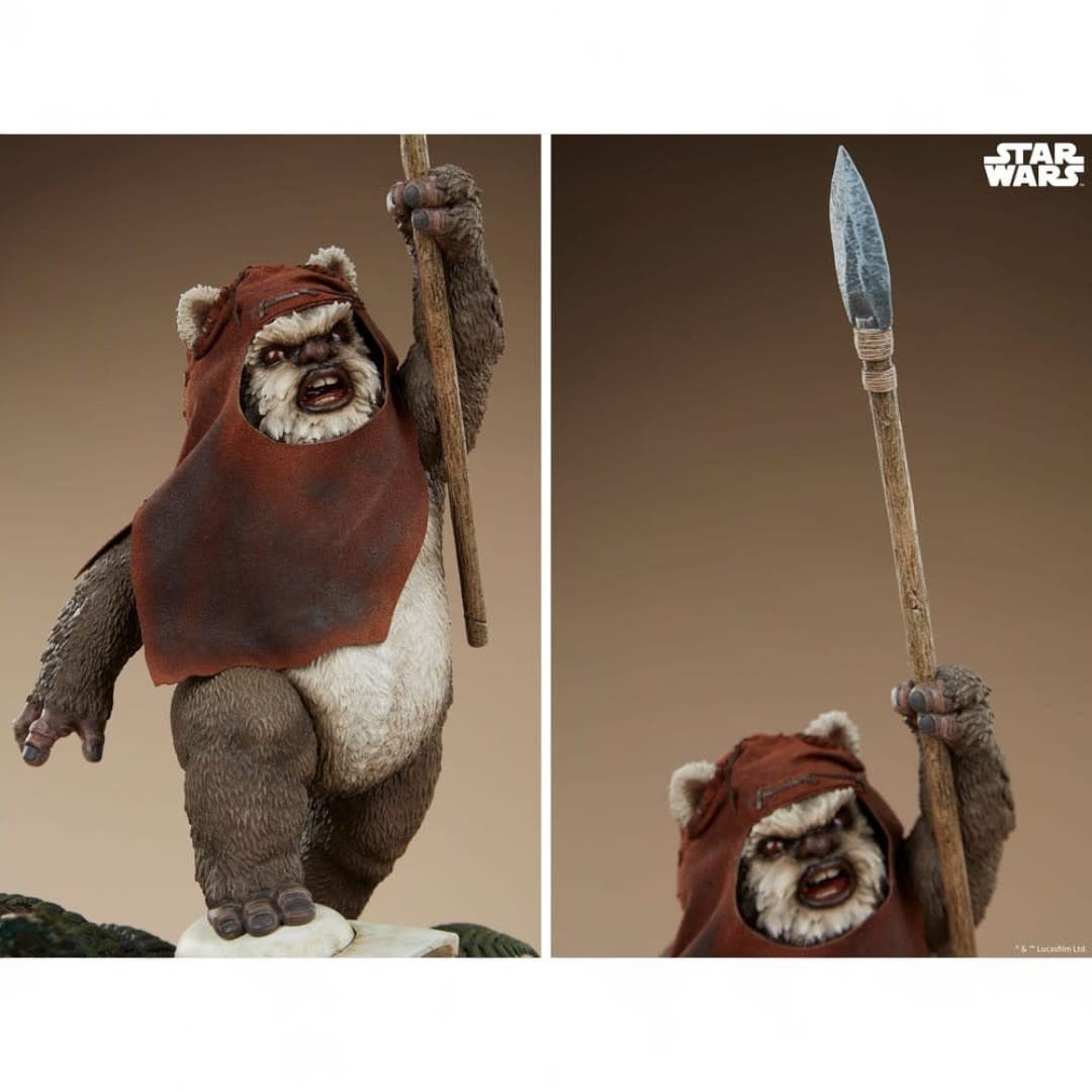 Star Wars: Episode VI - Return of the Jedi Premium Format Statue Wicket - Fans Geek Store