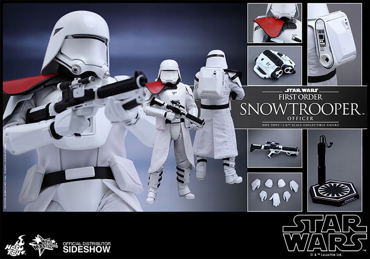 Star Wars: Episode VII - First Order Snowtrooper Officer 1:6 figure - Fans Geek Store