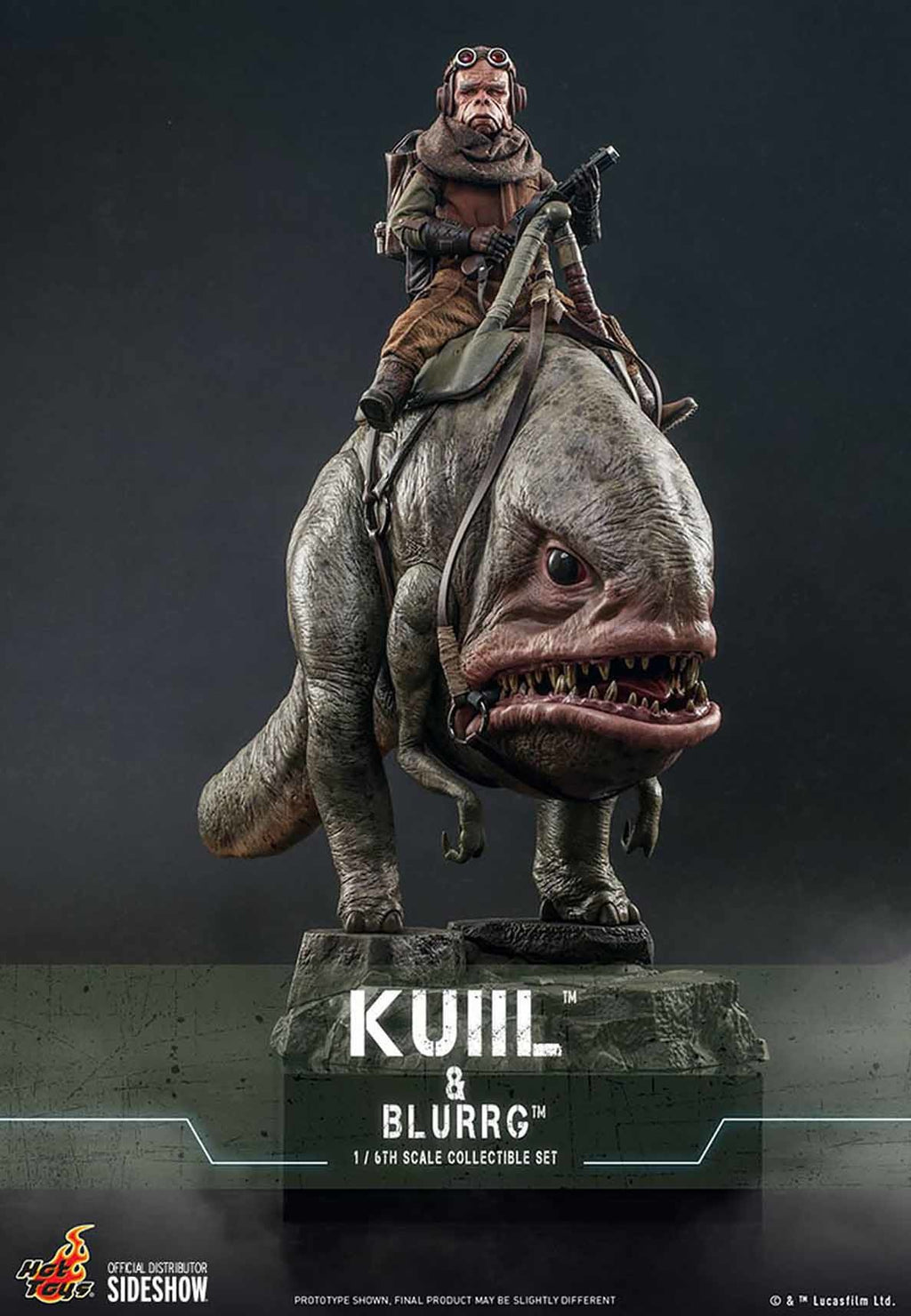 Star Wars: Kuiil and Blurgg 1:6 Scale Figure Set - Fans Geek Store