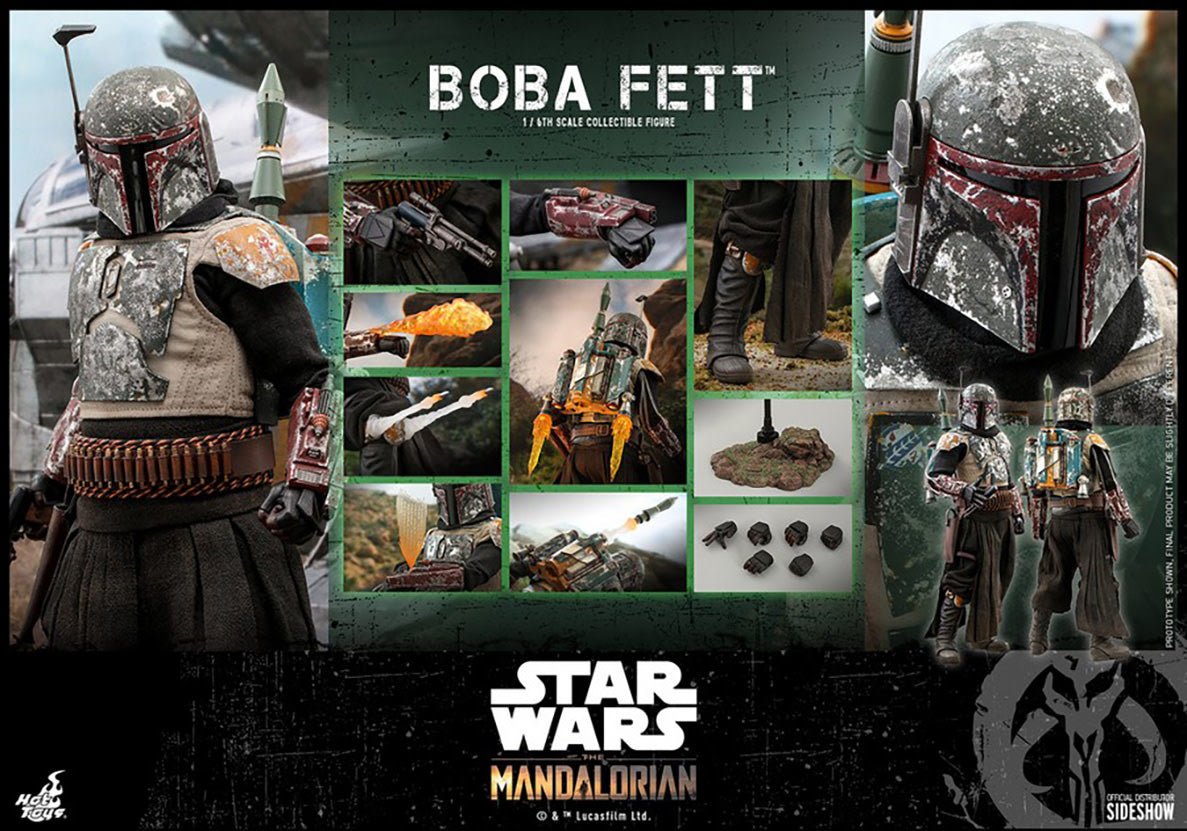 Star Wars: The Mandalorian - Boba Fett 1:6 Scale Figure - Fans Geek Store