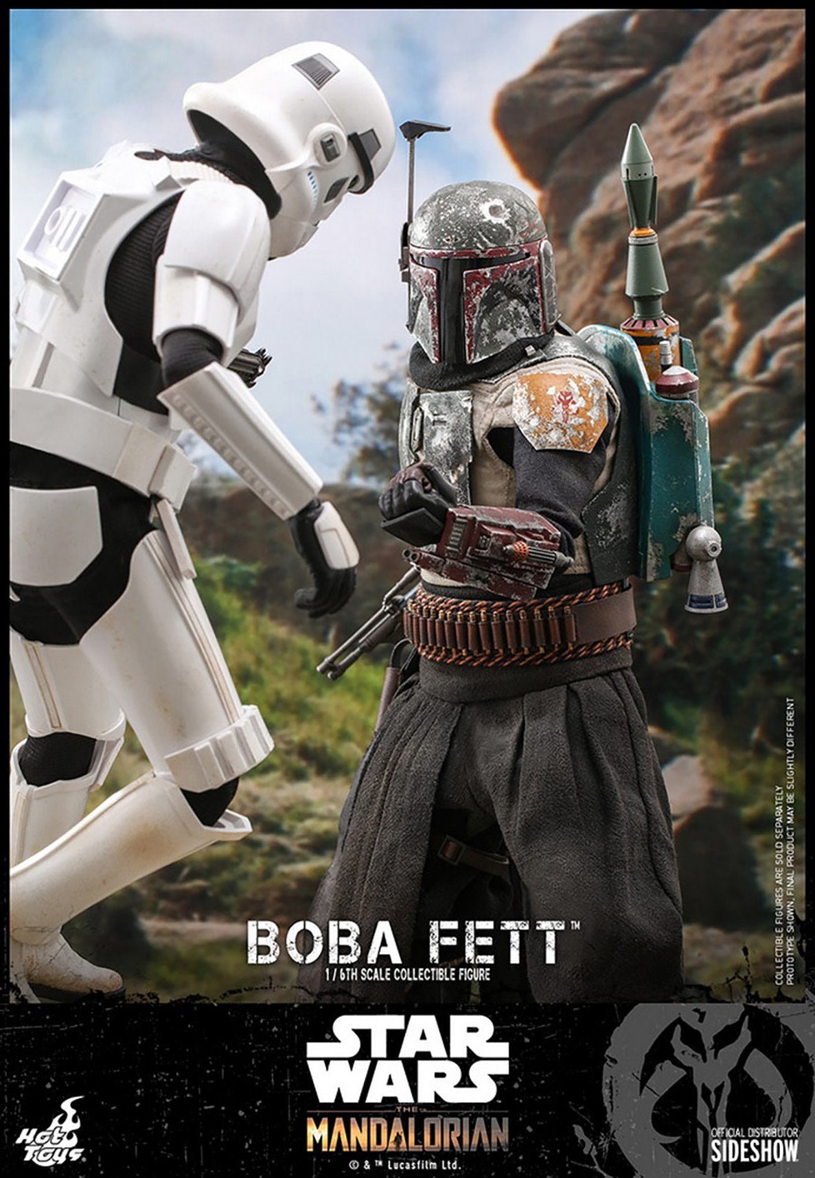 Star Wars: The Mandalorian - Boba Fett 1:6 Scale Figure - Fans Geek Store