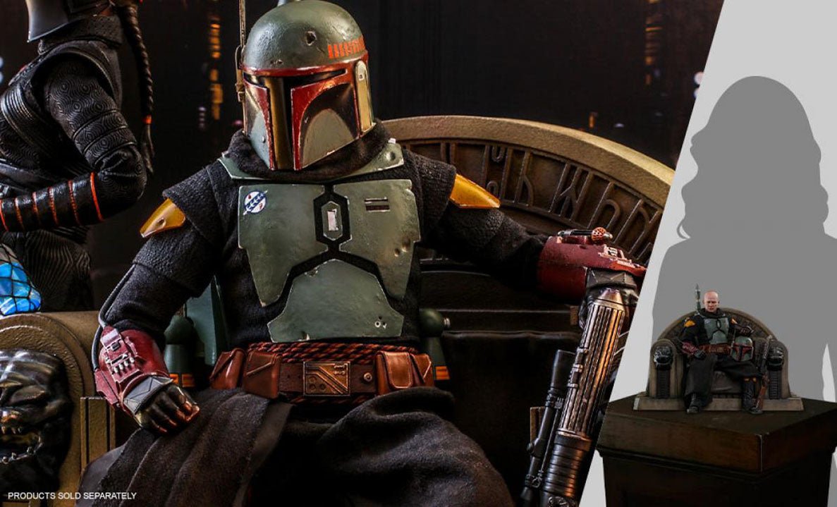 TOONMODEL: Star Wars: The Mandalorian - Boba Fett Repaint Armor and Throne 1:6 Scale Figure Set - Fans Geek Store