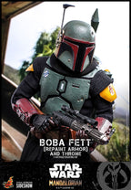 TOONMODEL: Star Wars: The Mandalorian - Boba Fett Repaint Armor and Throne 1:6 Scale Figure Set - Fans Geek Store