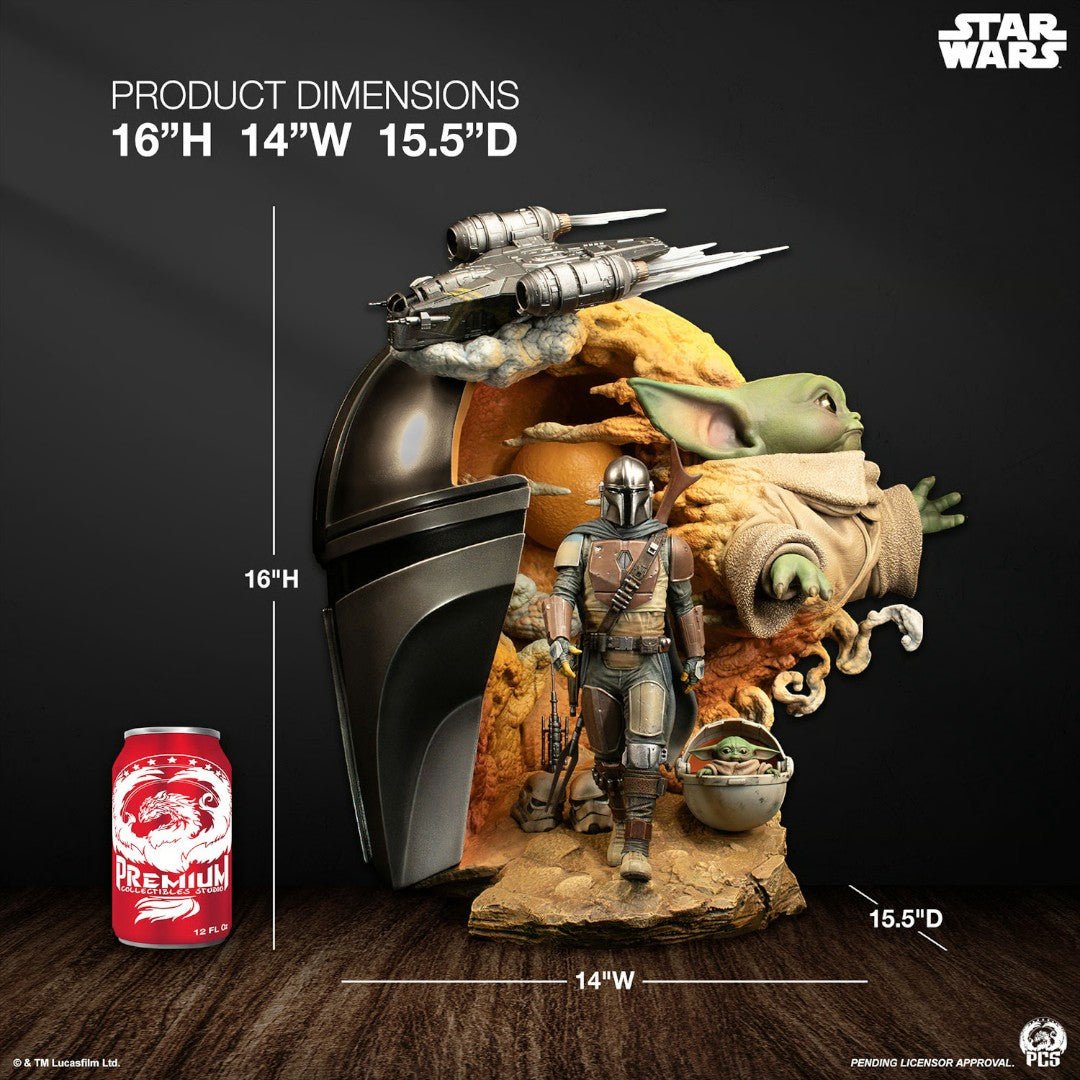 Star Wars: The Mandalorian Fine Art Bust 41 cm - Fans Geek Storeproduct_typePremium Collectibles Studio