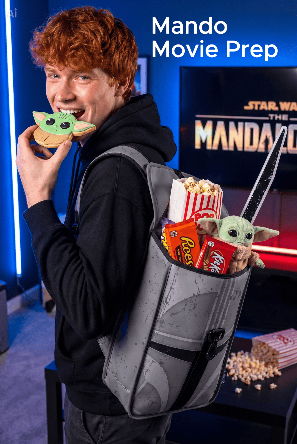 Star Wars: The Mandalorian - Mandalorian Backpack - Fans Geek Storeproduct_typeHalf Moon Bay
