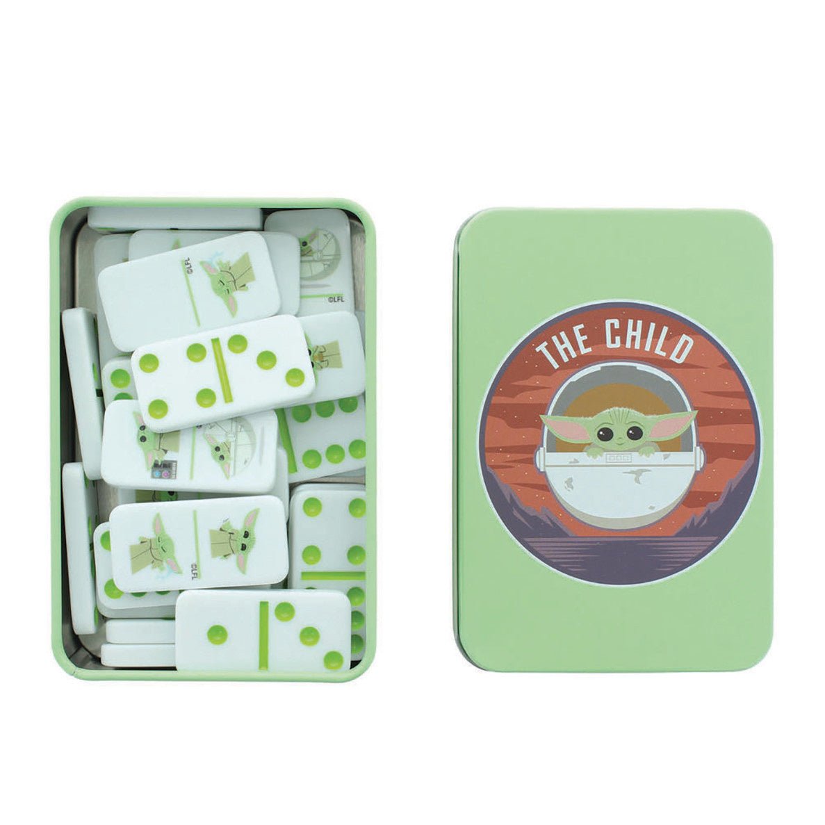 Star Wars: The Mandalorian - The Child Dominoes with Storage Tin - Fans Geek Store