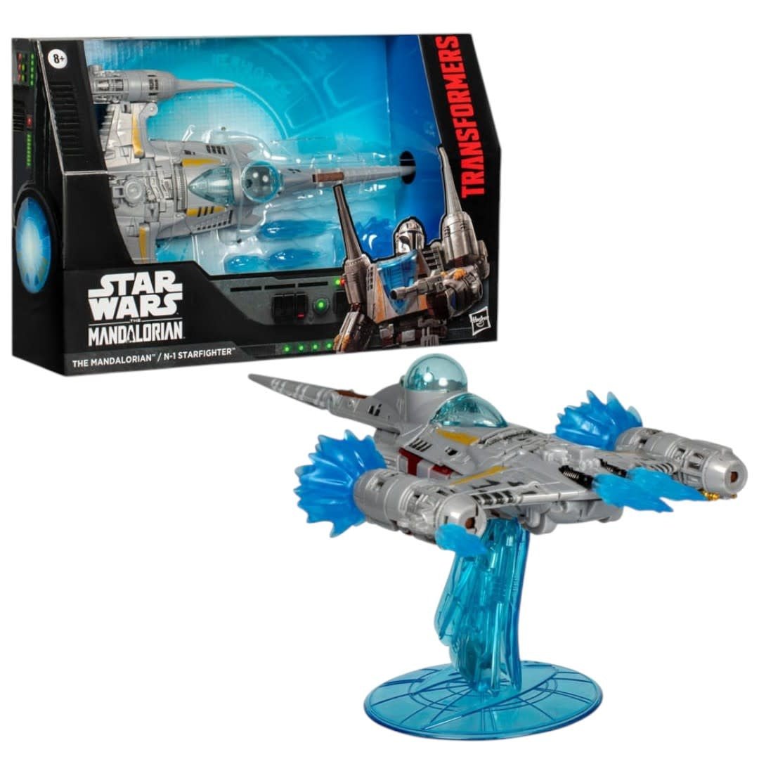 Star Wars x Transformers Action Figure The Mandalorian / N - 1 Starfighter - Fans Geek Store