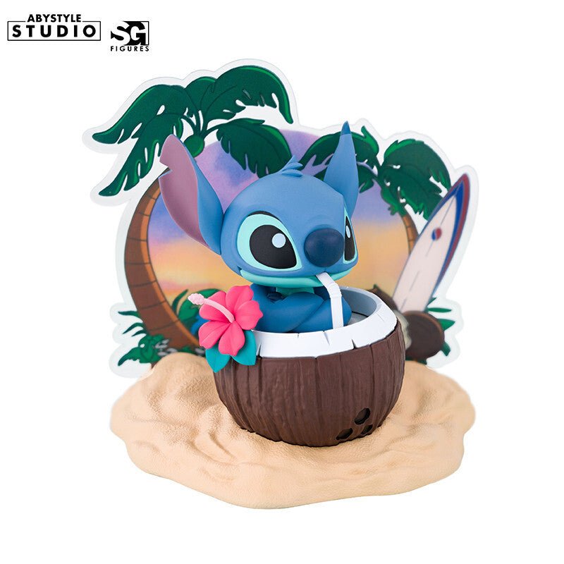 Stitch Coconut Figuur 10cm | ABYstyle Disney PVC Verzamelobject - Fans Geek Storeproduct_typeABYstyle