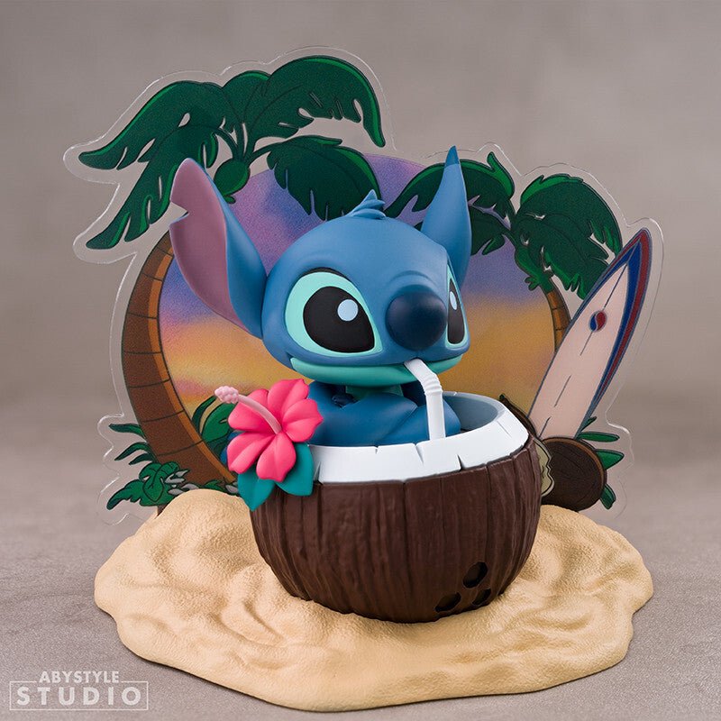Stitch Coconut Figuur 10cm | ABYstyle Disney PVC Verzamelobject - Fans Geek Storeproduct_typeABYstyle