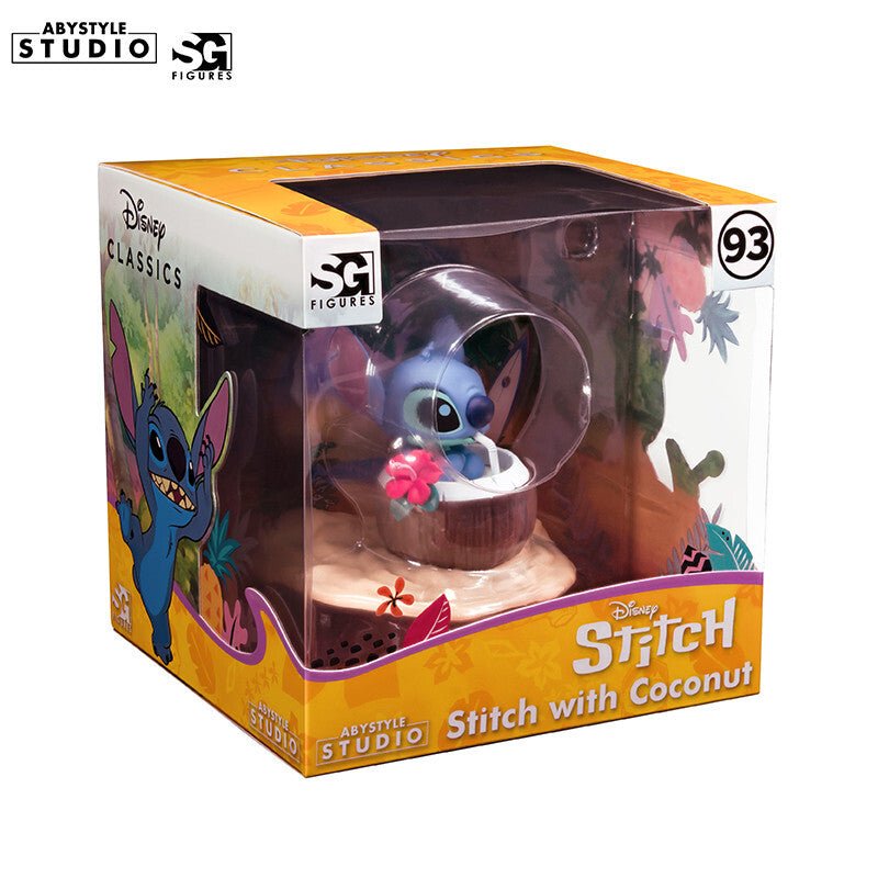 Stitch Coconut Figuur 10cm | ABYstyle Disney PVC Verzamelobject - Fans Geek Storeproduct_typeABYstyle