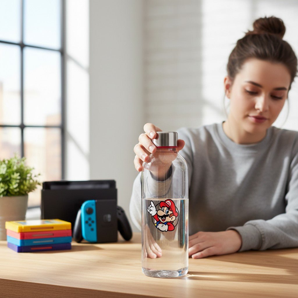 Super Mario Hydro Bottle 850ml – BPA - vrij | Nintendo - Fans Geek Storeproduct_typestor
