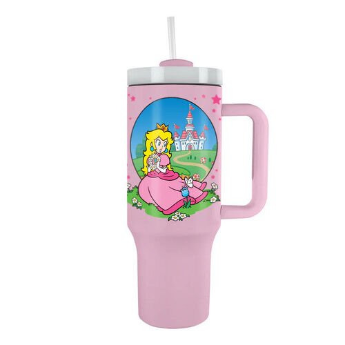 Super Mario Stainless Steel tumbler Peach 1130 ml - Fans Geek Storeproduct_typePyramid