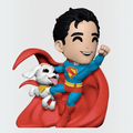 Superman & Krypto Vinyl Figure 13 cm - DC Comics - Fans Geek Storeproduct_typeYoutooz Collectibles