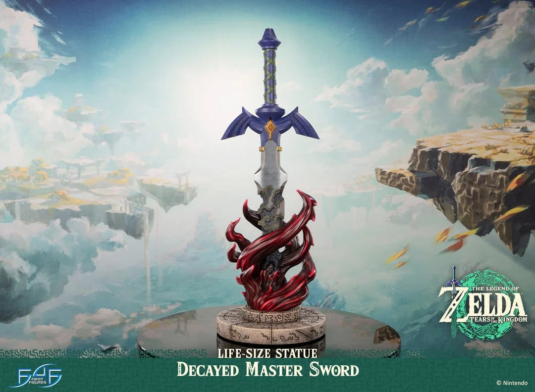 Tears of the Kingdom Decayed Master Sword Levensgrootte Standbeeld 71 cm - Fans Geek Storeproduct_typeFirst4Figures