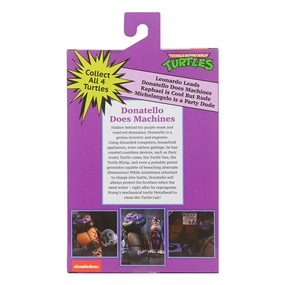 Teenage Mutant Ninja Turtles (Cartoon) Action Figure Ultimate Donatello VHS 18 cm - Fans Geek Store