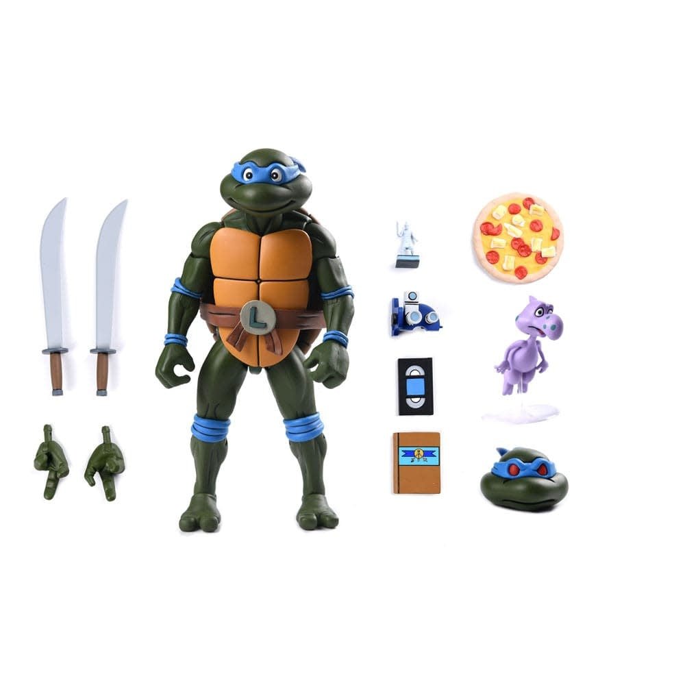 Teenage Mutant Ninja Turtles (Cartoon) Action Figure Ultimate Leonardo VHS 18 cm - Fans Geek Store