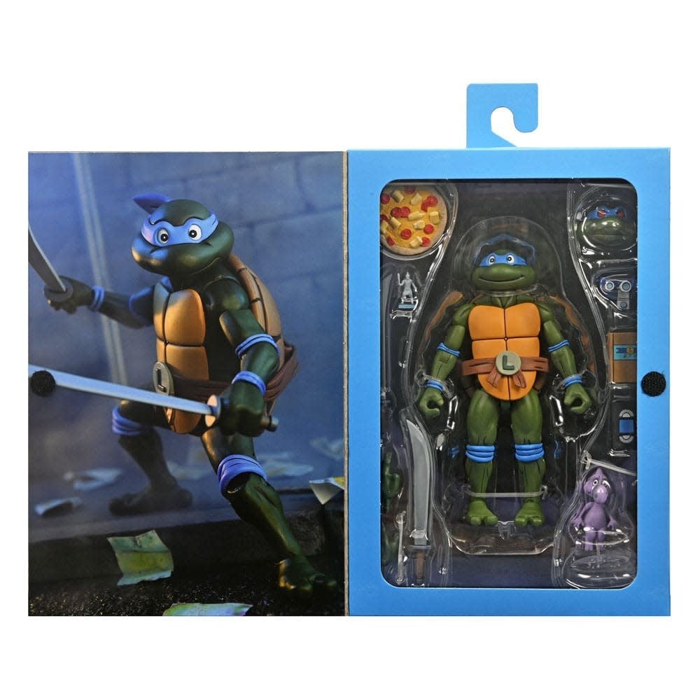 Teenage Mutant Ninja Turtles (Cartoon) Action Figure Ultimate Leonardo VHS 18 cm - Fans Geek Store