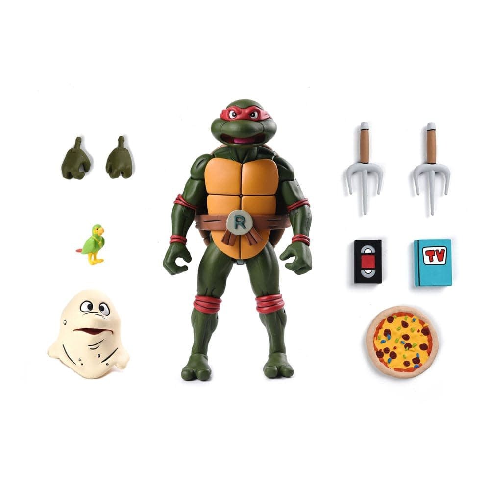 Teenage Mutant Ninja Turtles (Cartoon) Action Figure Ultimate Raphael VHS 18 cm - Fans Geek Store