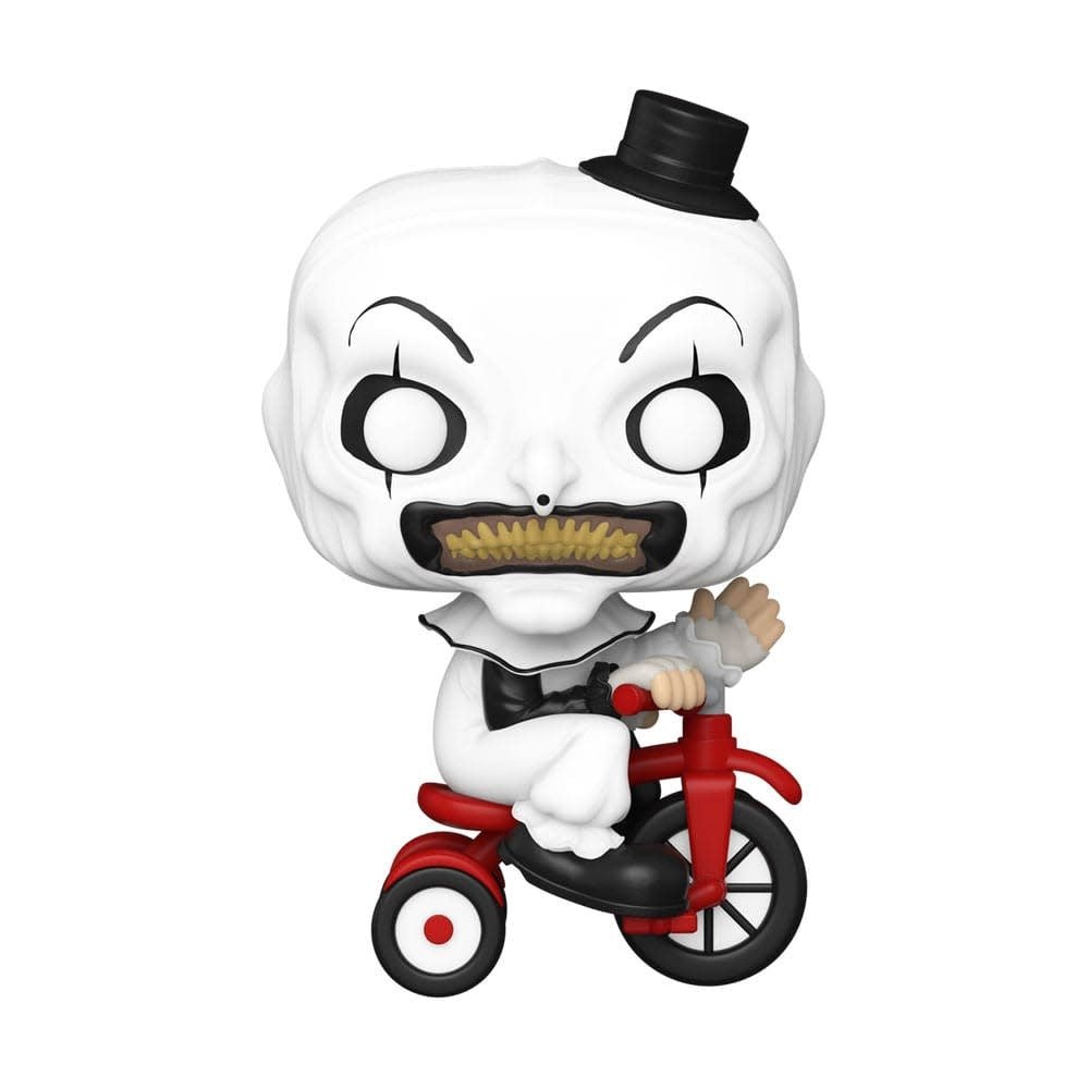 Terrifier Pop! Movies Vinyl Figure Art the Clown w/bike - Fans Geek Store