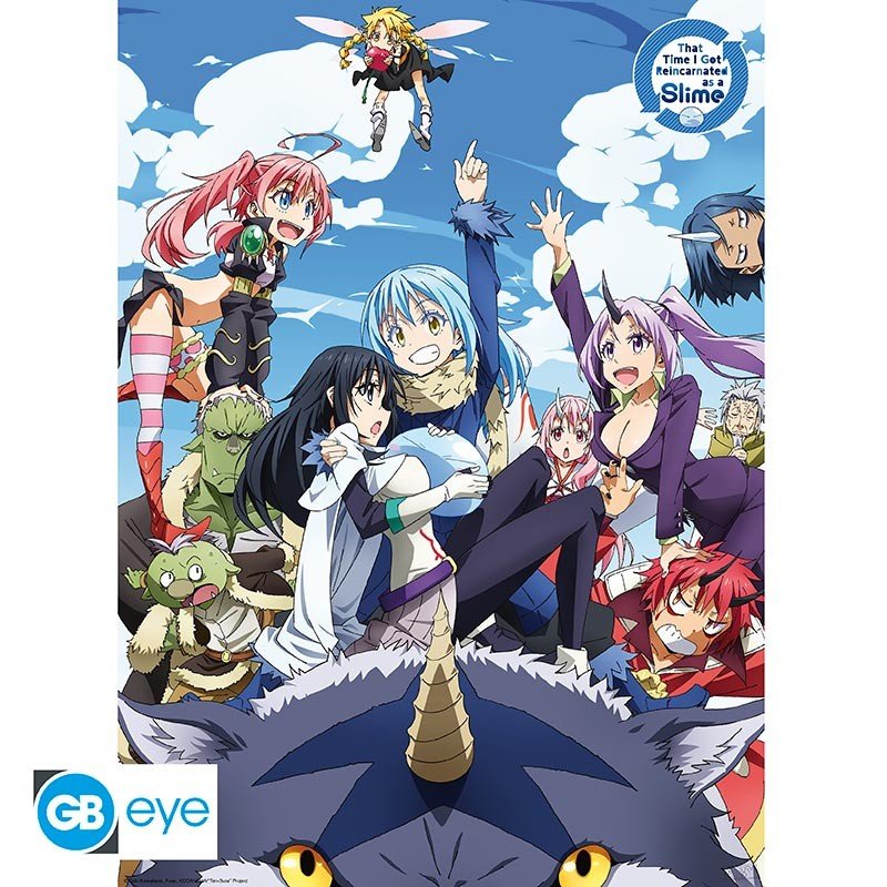 That Time I Got Reincarnated as a Slime – Chibi Posterset Series 2 (2x 52x38cm) - Fans Geek Storeproduct_typeABYstyle