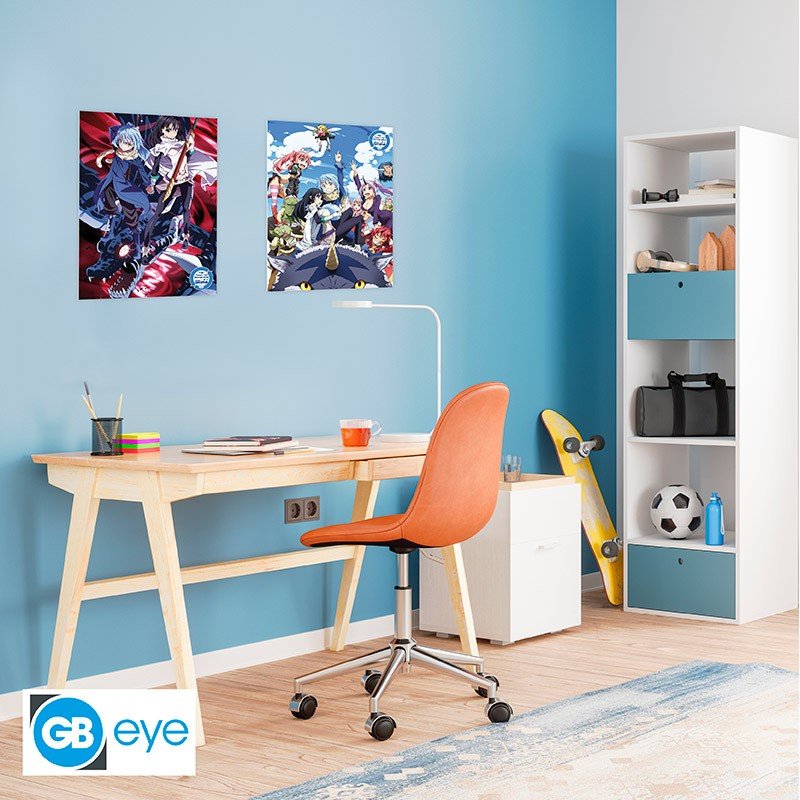 That Time I Got Reincarnated as a Slime – Chibi Posterset Series 2 (2x 52x38cm) - Fans Geek Storeproduct_typeABYstyle