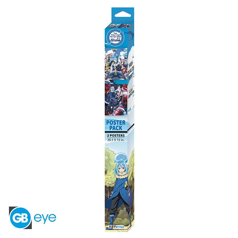 That Time I Got Reincarnated as a Slime – Chibi Posterset Series 2 (2x 52x38cm) - Fans Geek Storeproduct_typeABYstyle