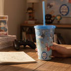 That Time I Got Reincarnated as a Slime – Tumbler met Rietje 470ml Graff Art Blauw - Fans Geek Storeproduct_typeABYstyle