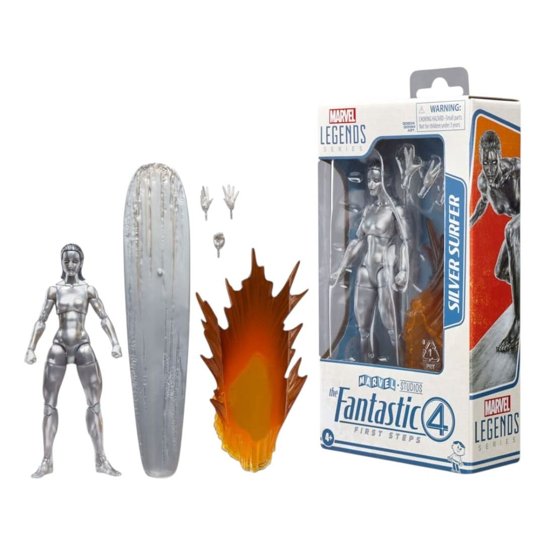 The Fantastic Four: First Steps Marvel Legends Action Figure Silver Surfer - Fans Geek Store