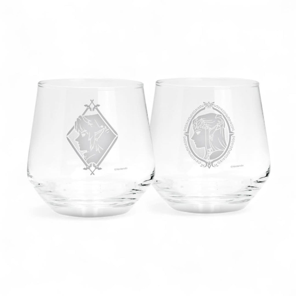 THE LEGEND OF ZELDA - 2 Glass Set - Zelda & Link EUROPE - Fans Geek Store